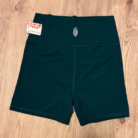 FP Movement by Free People Dark Green Legging Shorts - Picture 2 of 3